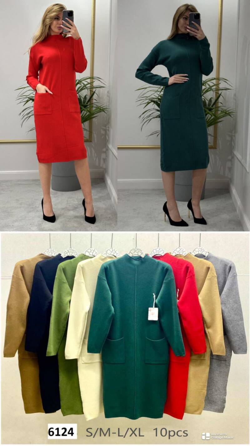 Sukienki damskie Roz S/M-L/XL, Mix Kolor .Paczka 10 szt